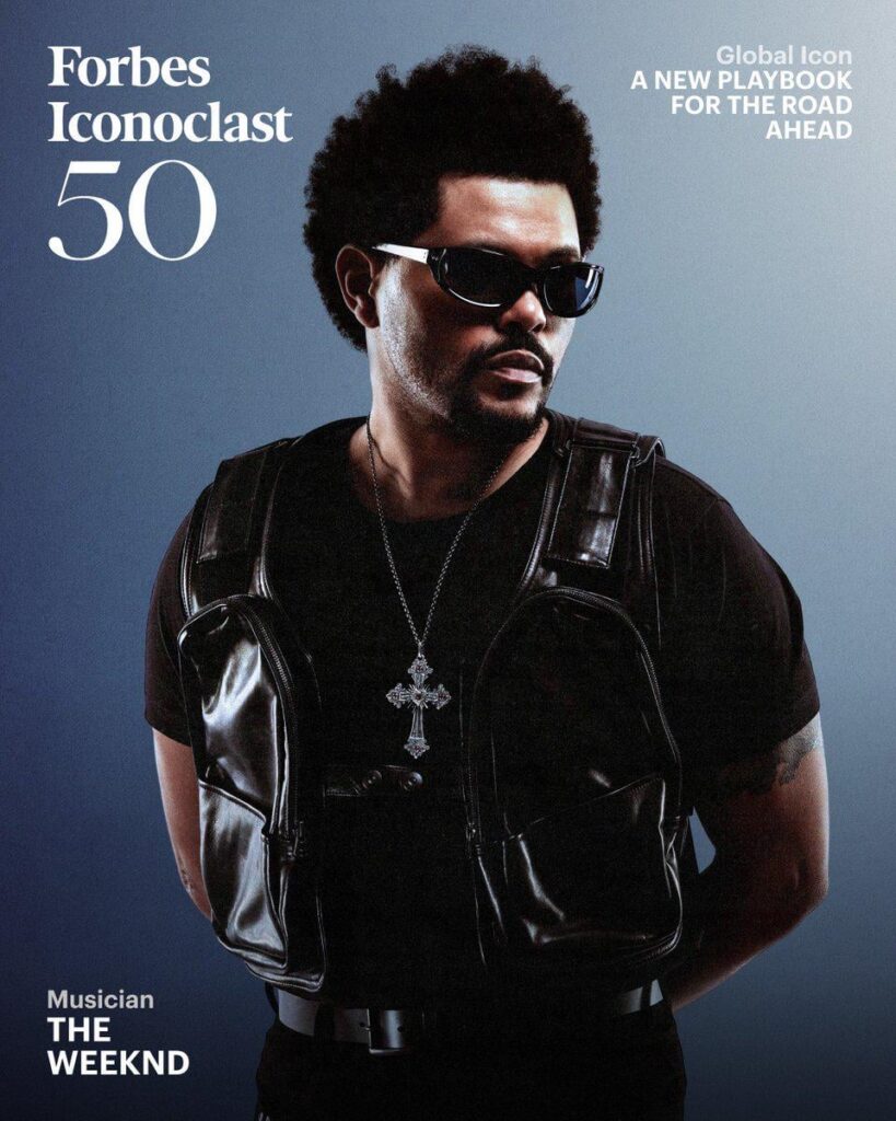 The Weeknd has been named the highest paid musician of 2025 by Forbes on their Iconoclast 50 list.