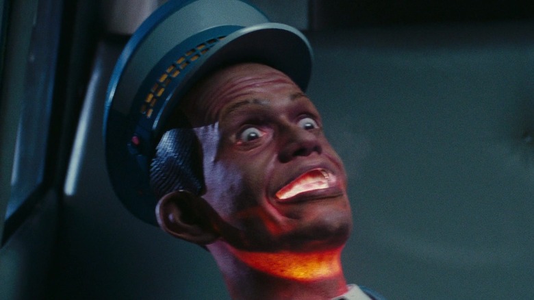 Johnny Cab exploding in Total Recall