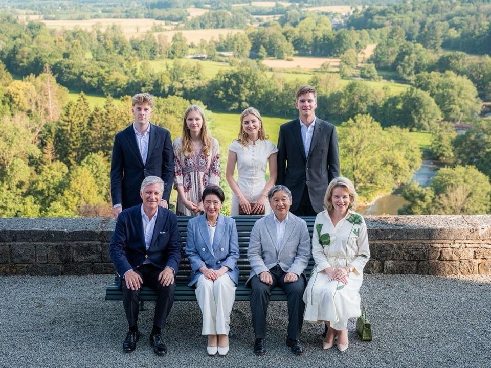 Belgian Royal family welcomed Emperor Naruhito and Empress Masako to the Royal Chateau of Ciergnon