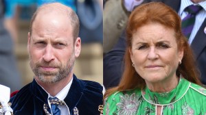 WINDSOR, ENGLAND - JUNE 15: Prince William, Prince of Wales attends the Order of the Garter service at St. George's Chapel, Windsor Castle on June 15, 2026 in Windsor, England; LONDON, ENGLAND - JUNE 30: Princess Beatrice of York and Sarah Ferguson, Duchess of York attend day one of the Wimbledon Tennis Championships at the All England Lawn Tennis and Croquet Club on June 30, 2025 in London, England.
