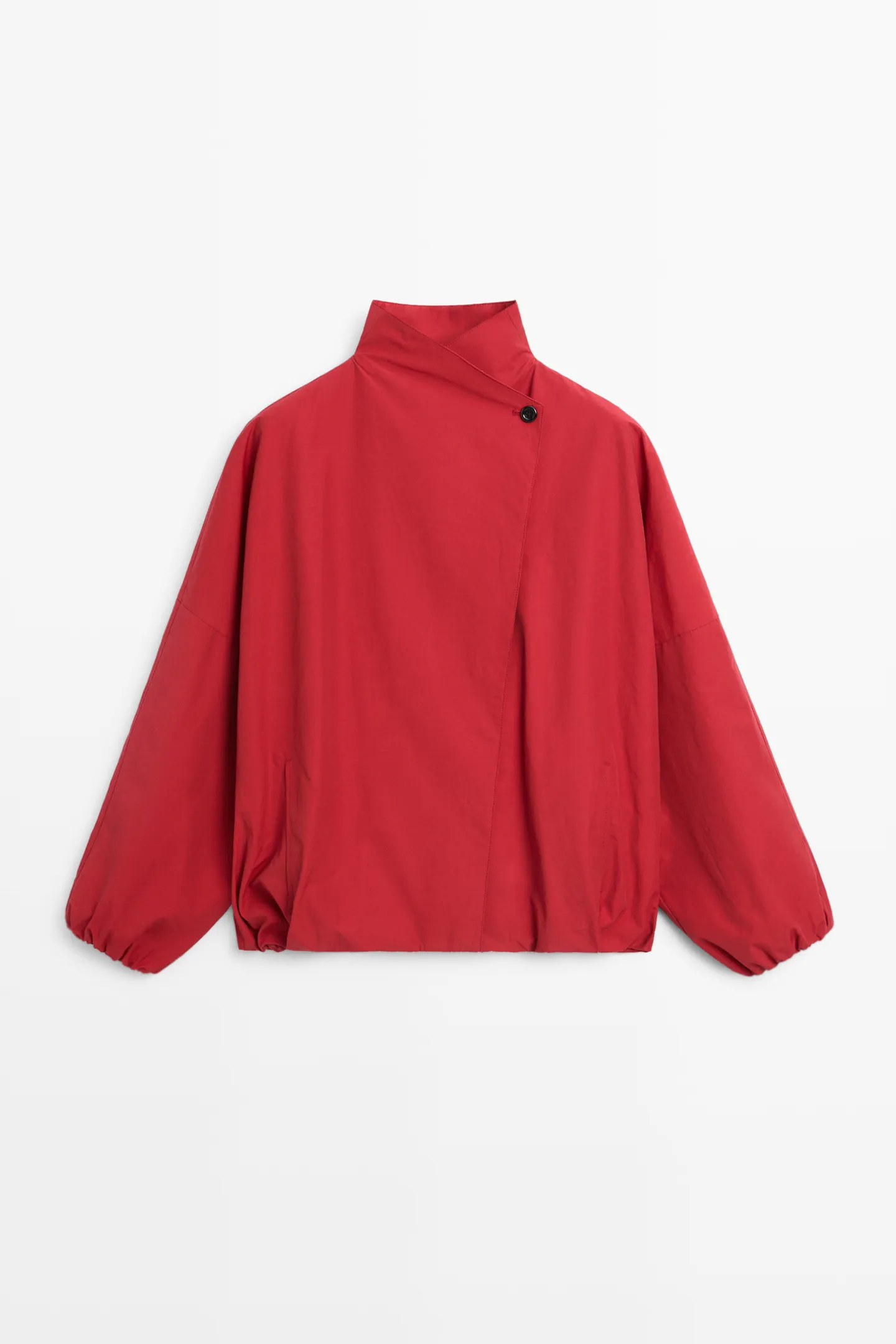 Massimo Dutti, Cotton Blend Technical Jacket With Side Button