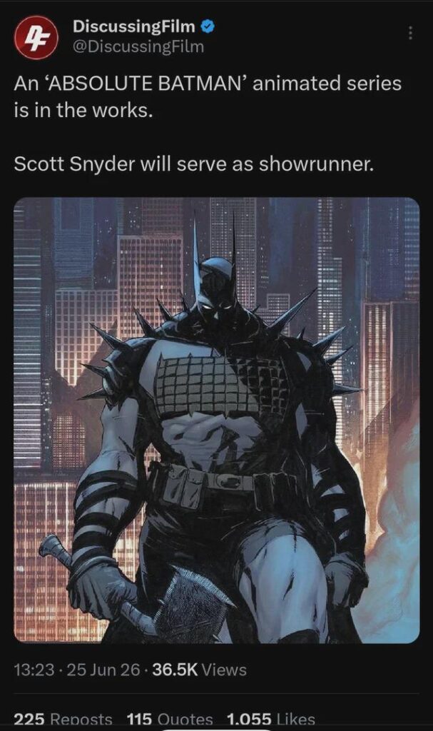 Absolute Batman is getting an animated show