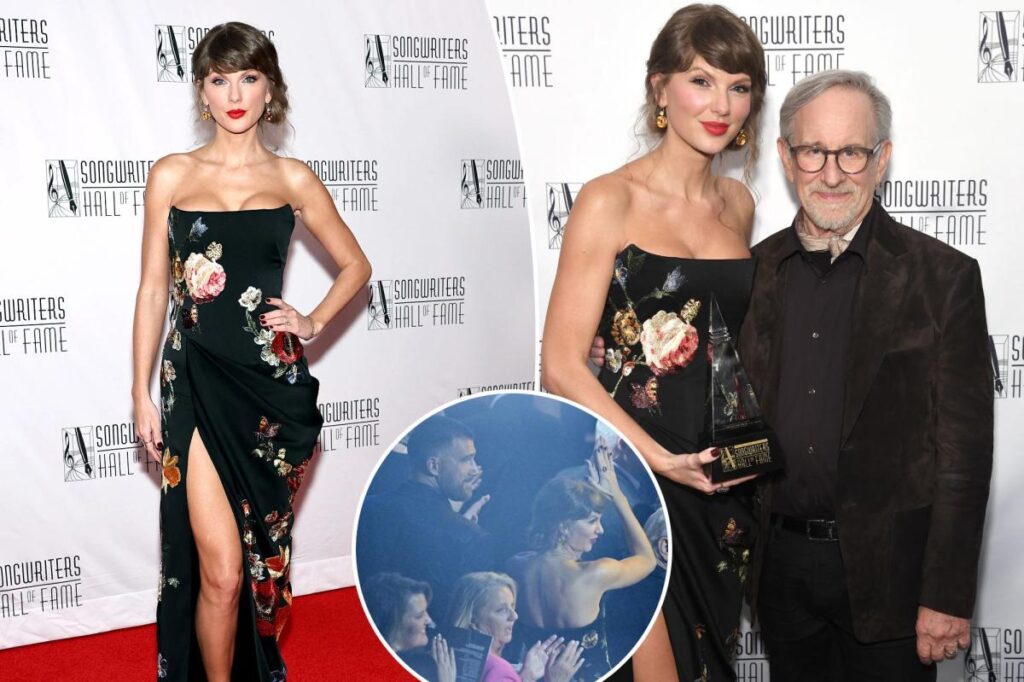 Taylor Swift makes history at Songwriters Hall of Fame induction ceremony