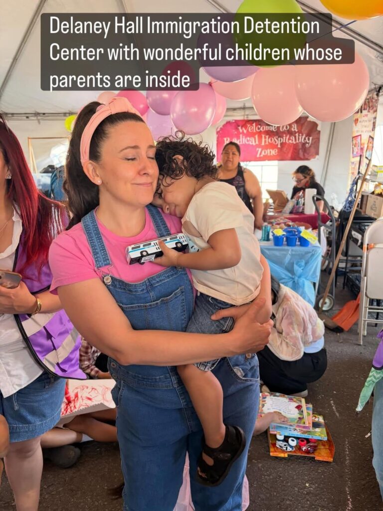 Ms. Rachel met with children with parents in ICE custody at Delaney Hall: “I can't say enough wonderful things about the children and families whose loved ones are inside. I can't say enough about how this cruelty is harming and traumatizing precious children who should get to just be kids.“