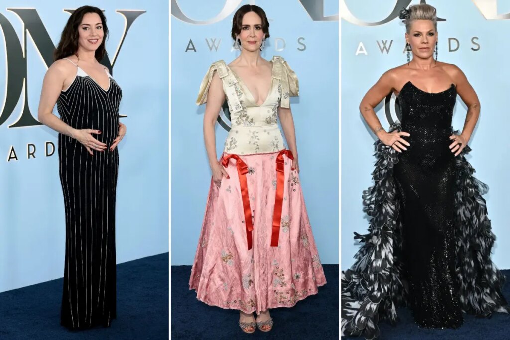 Tony Awards 2026 red carpet live updates: See all the celebrity looks