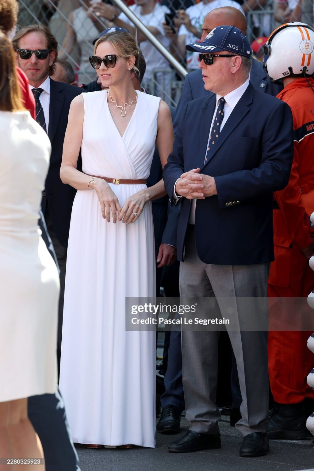 Prince Albert and Princess Charlene attending the Monaco F1 Grand Prix
