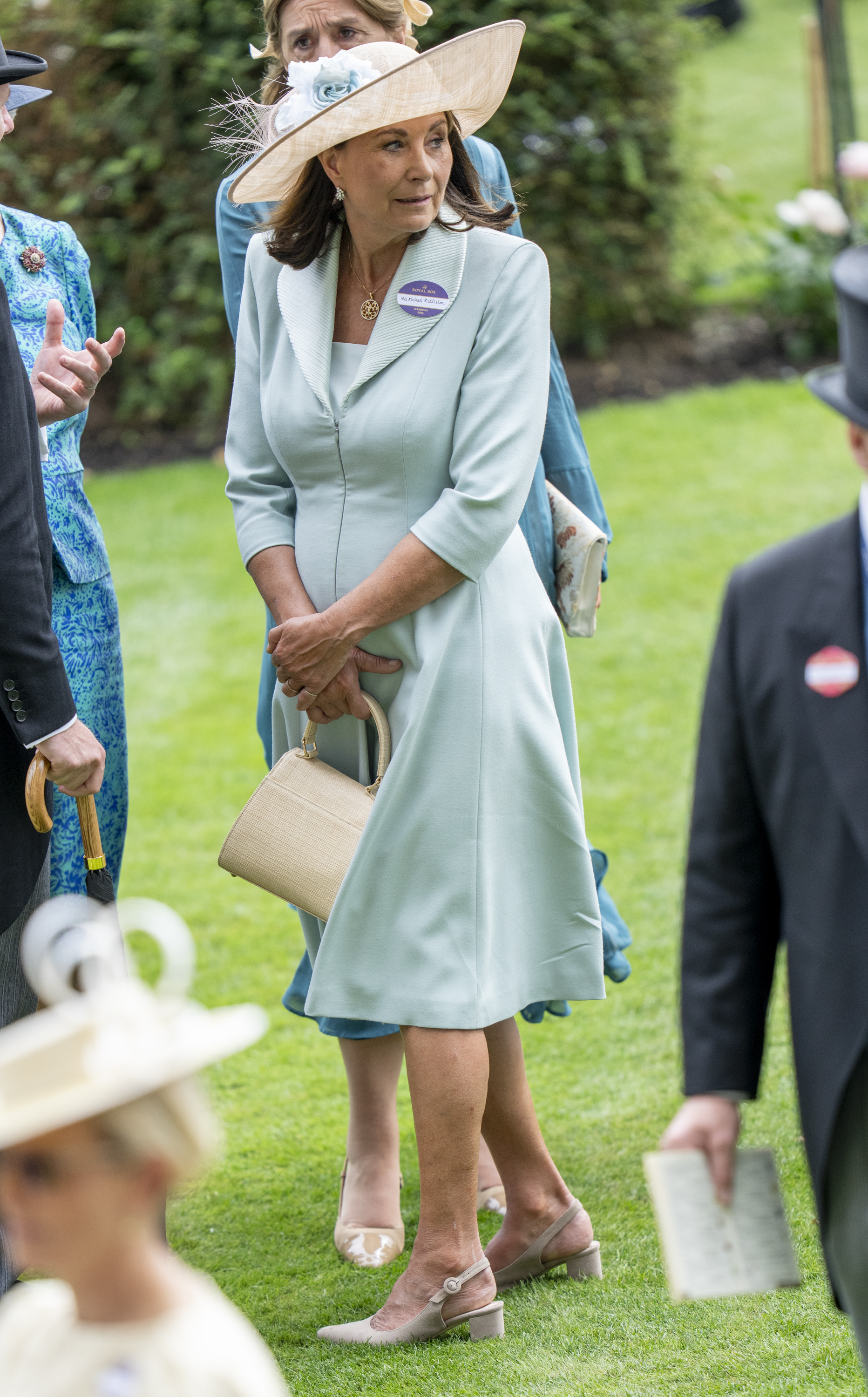 ASCOT, ENGLAND - JUNE 18: Carole Middleton on day three of Royal Ascot 2026 at Ascot Racecourse on June 18, 2026 in Ascot, England. (Photo by Mark Cuthbert/UK Press via Getty Images)