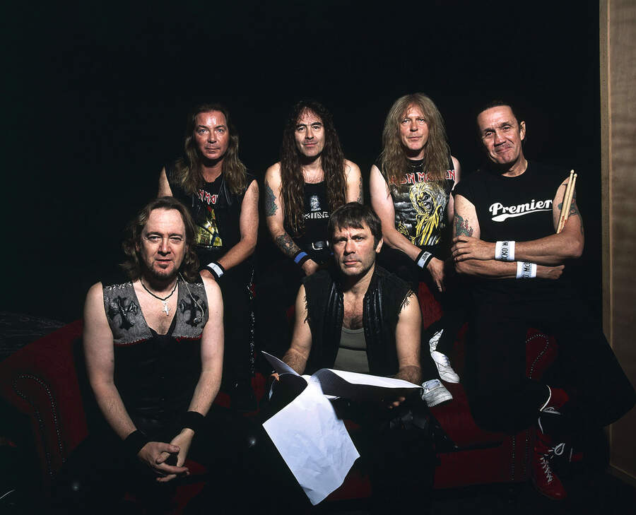 Iron Maiden studio portrait (2005)