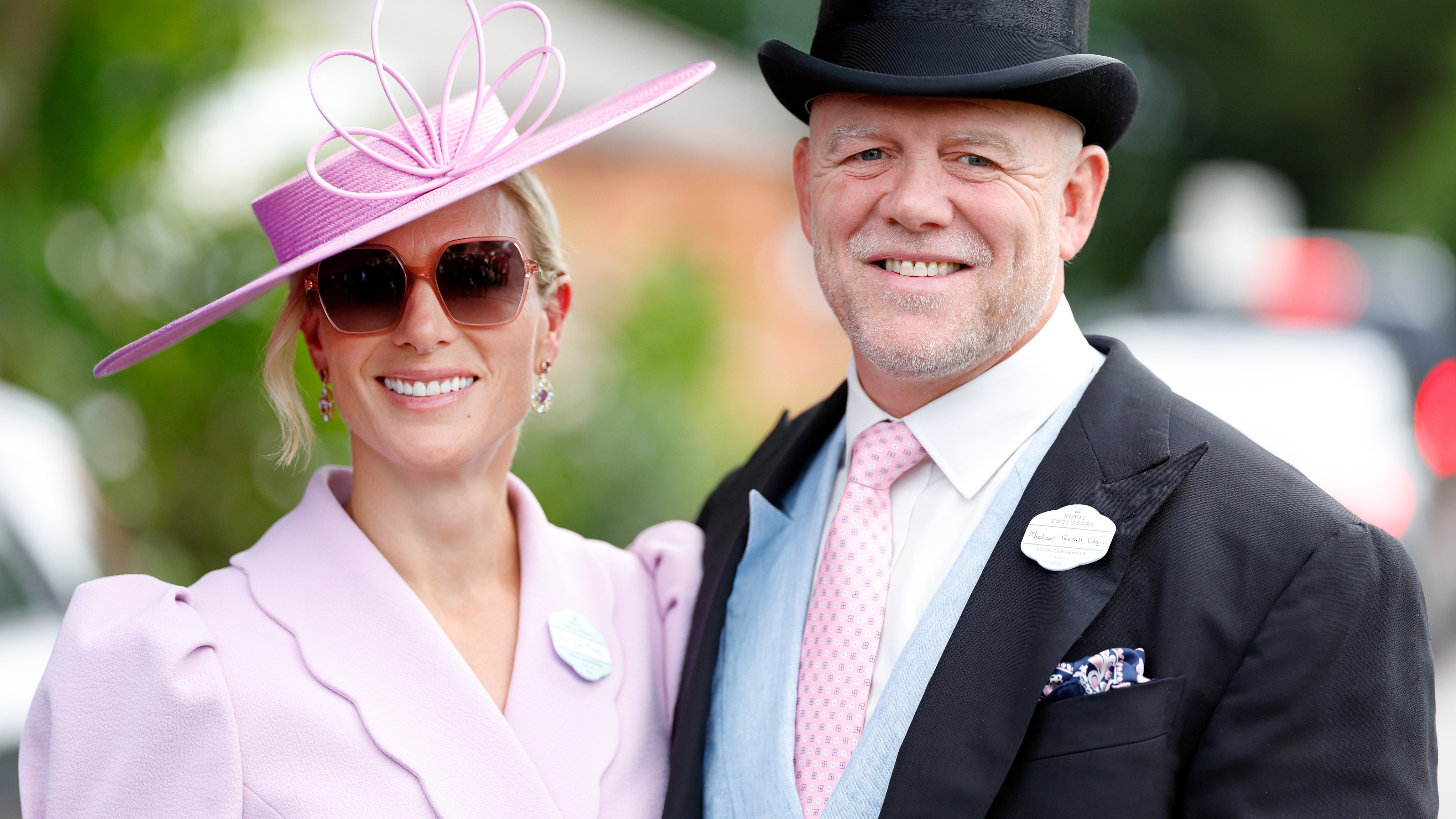 Zara Tindall and Mike Tindall attend day one of Royal Ascot 2026