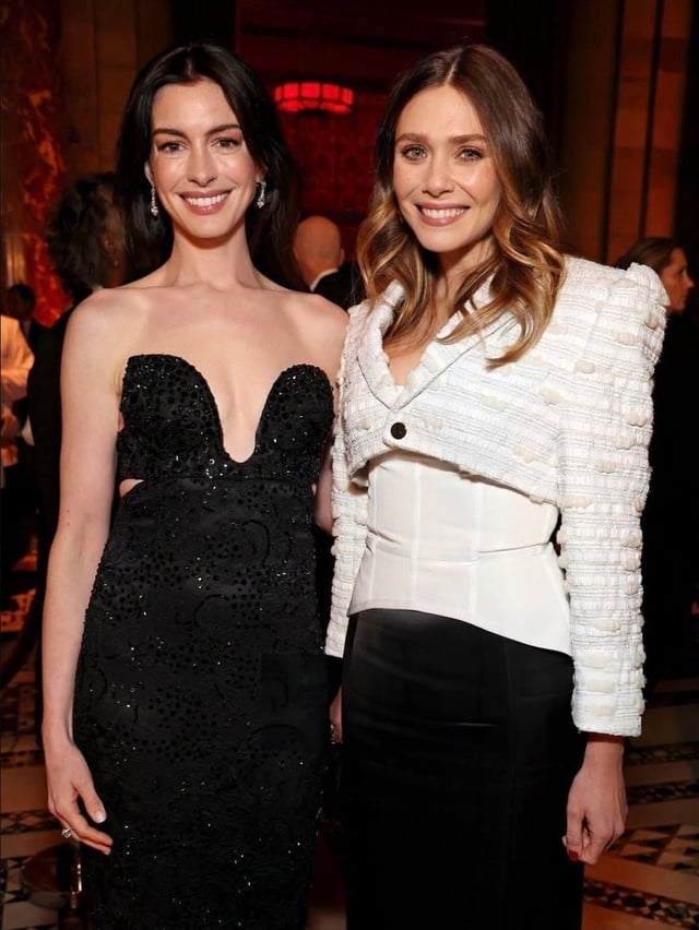 Anne Hathaway and Elizabeth Olsen | The National Board Of Review 2024 Awards Gala in New York City, 1/11/24