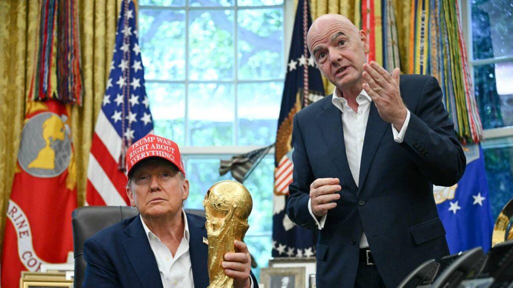 Donald Trump in World Cup ‘crisis mode’ as fans lead Epstein chants | Donald Trump may skip World Cup matches as White House officials scramble to shield the president from viral Epstein-linked fan chants sung by England, Scotland, Australia and New Zealand supporters at the 2026 tournament. Donald Trump in World Cup 'crisis mode' as fans lead Epstein chants | Donald Trump may skip World Cup matches as White House officials scramble to shield the president from viral Epstein-linked fan chants sung by England, Scotland, Australia and New Zealand supporters at the 2026 tournament.
