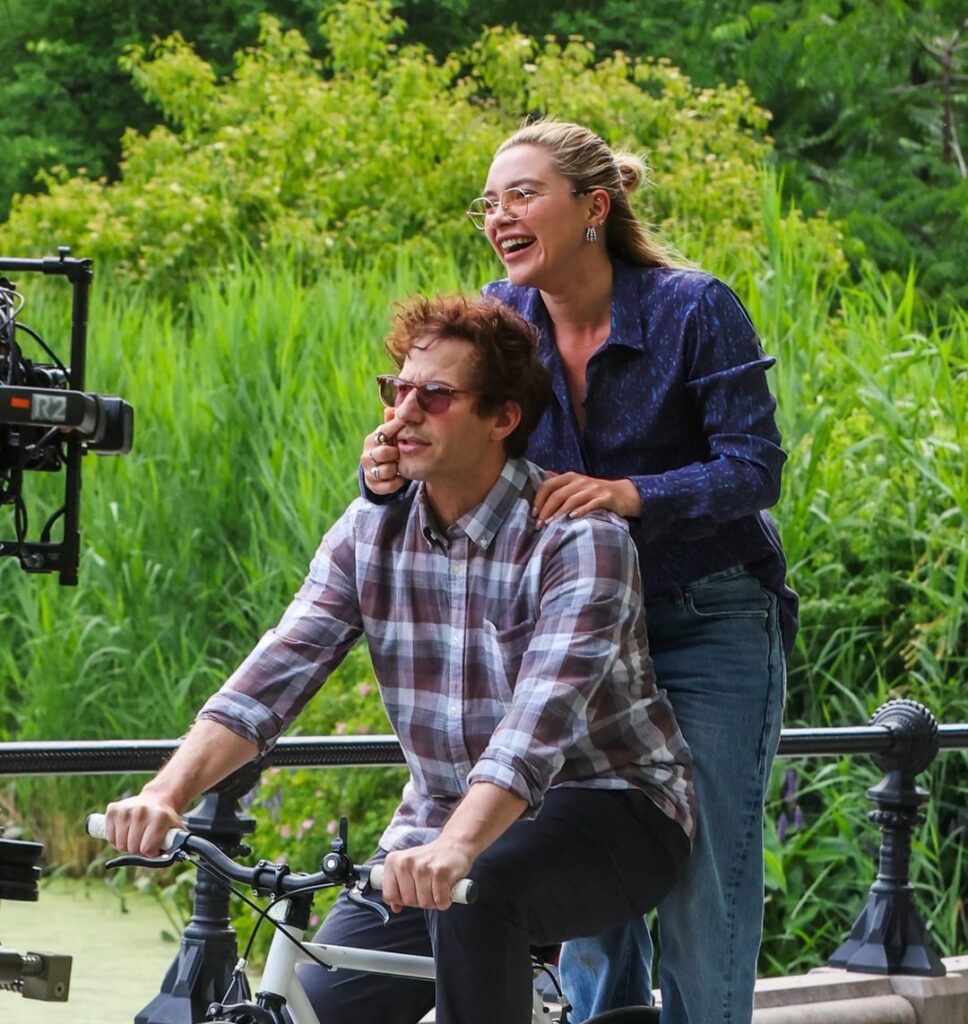 Florence Pugh Seemingly Joins Andy Samberg’s Movie ‘42.6 Years,’ Spotted Filming With Him in Central Park