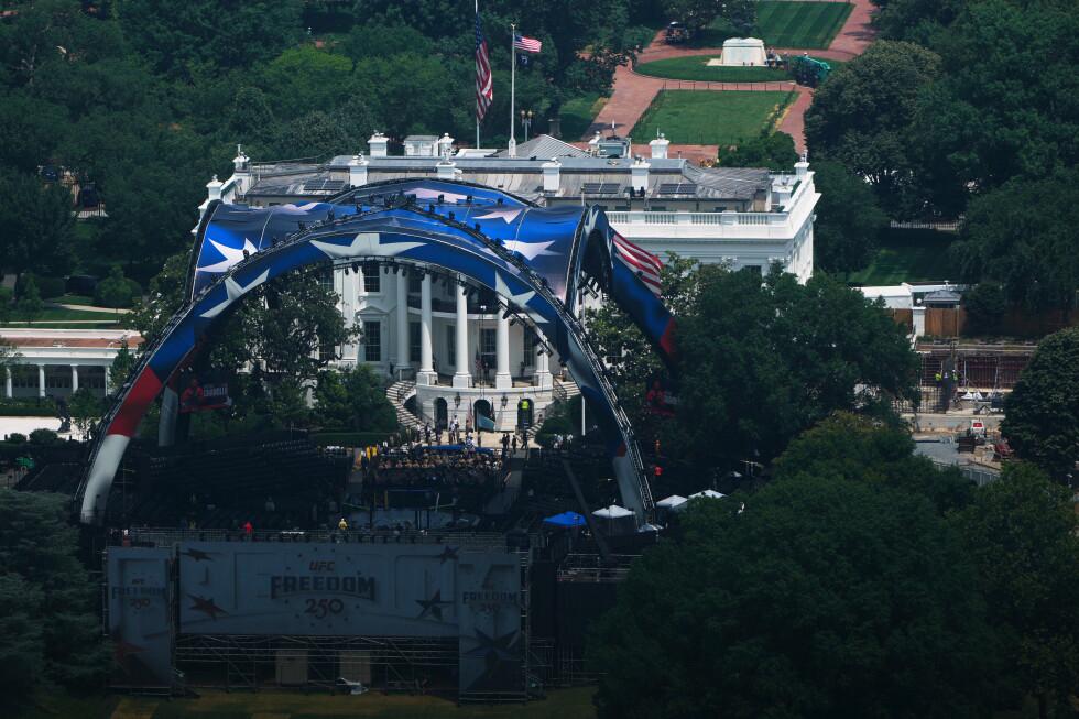 Judge rules Trump can stage UFC fights on White House’s South Lawn this weekend