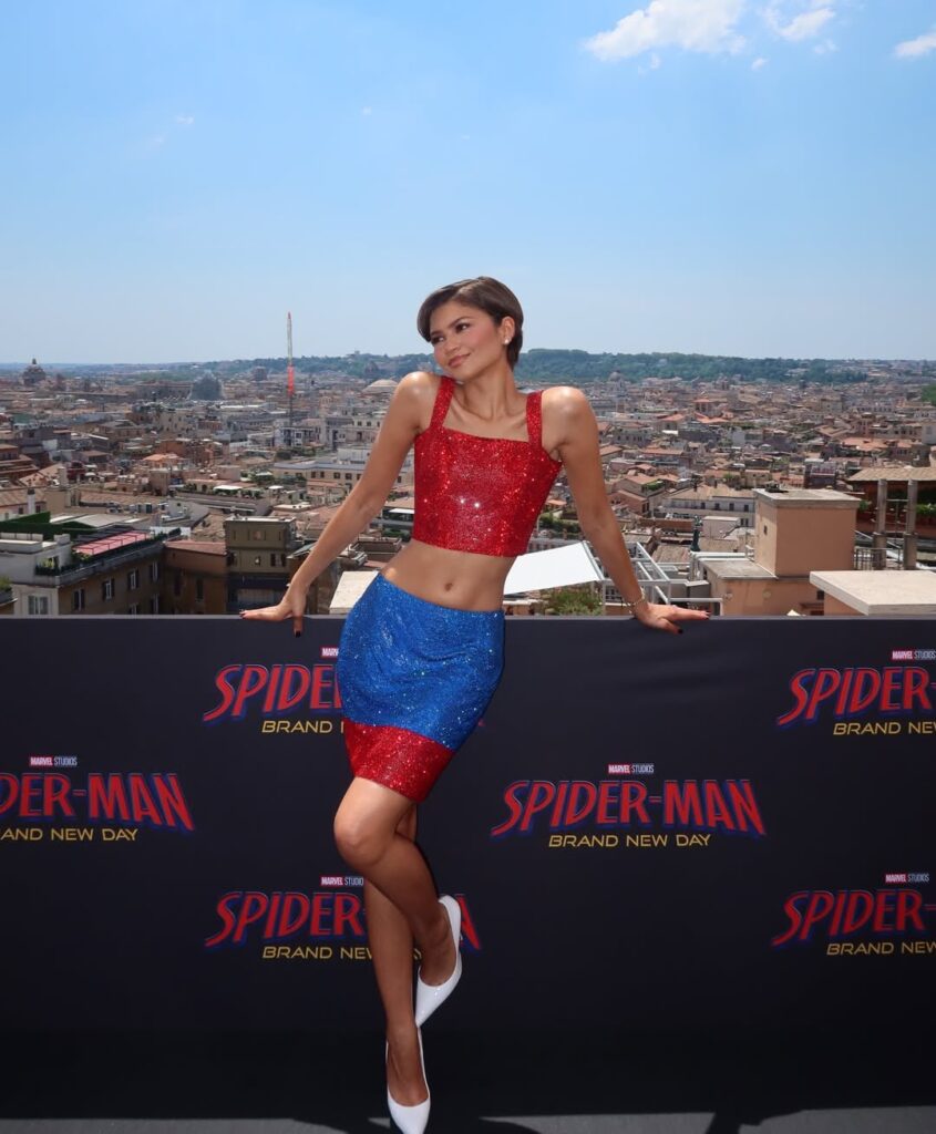 Zendaya for Spiderman: Brand New Day press tour in Rome, Italy | June, 2026