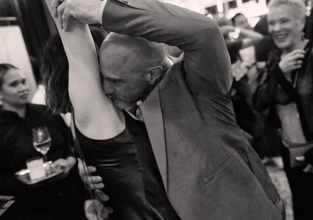 Christopher Meloni's recent Instagram post with Mariska Hargitay at her broadway debut afterparty