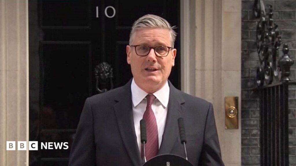 Keir Starmer announces his resignation as prime minister and leader of Labour Party