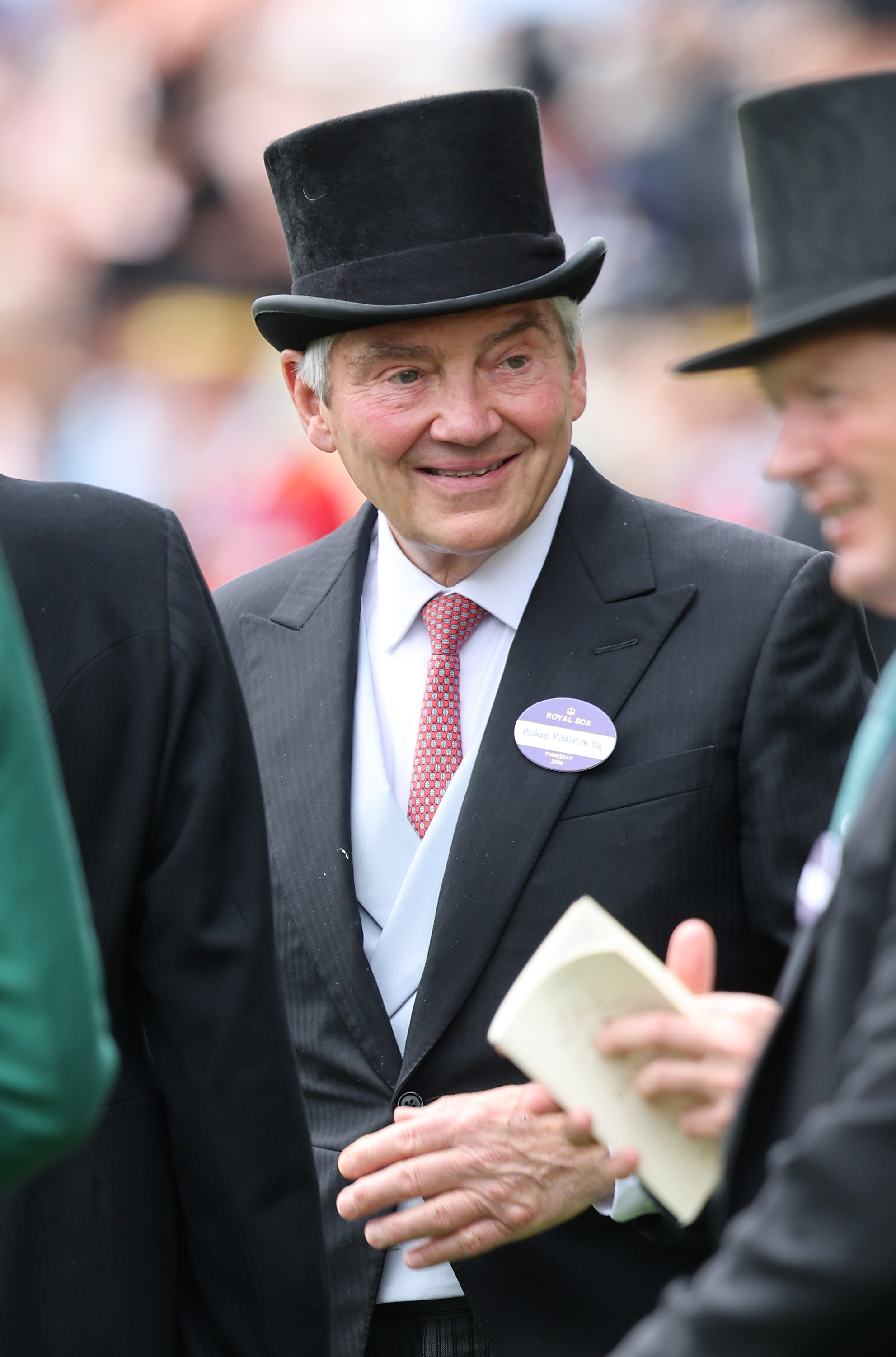 ASCOT, ENGLAND - JUNE 18: Michael Middleton attends day three of Royal Ascot 2026 at Ascot Racecourse on June 18, 2026 in Ascot, England. (Photo by Chris Jackson/Getty Images)