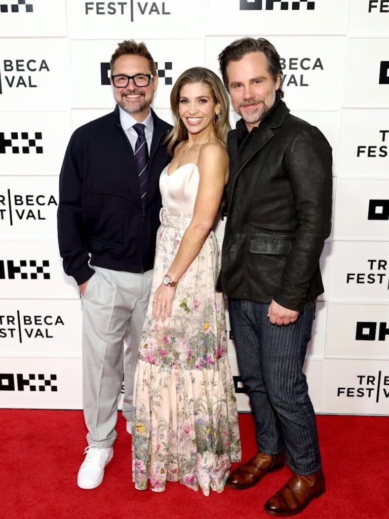 Boy Meets World's Rider Strong (Shawn), Danielle Fishel (Topanga), and Will Friedle (Eric) at the Tribeca Film Festival to premiere their "Doc Meets World" documentary a few weeks ago