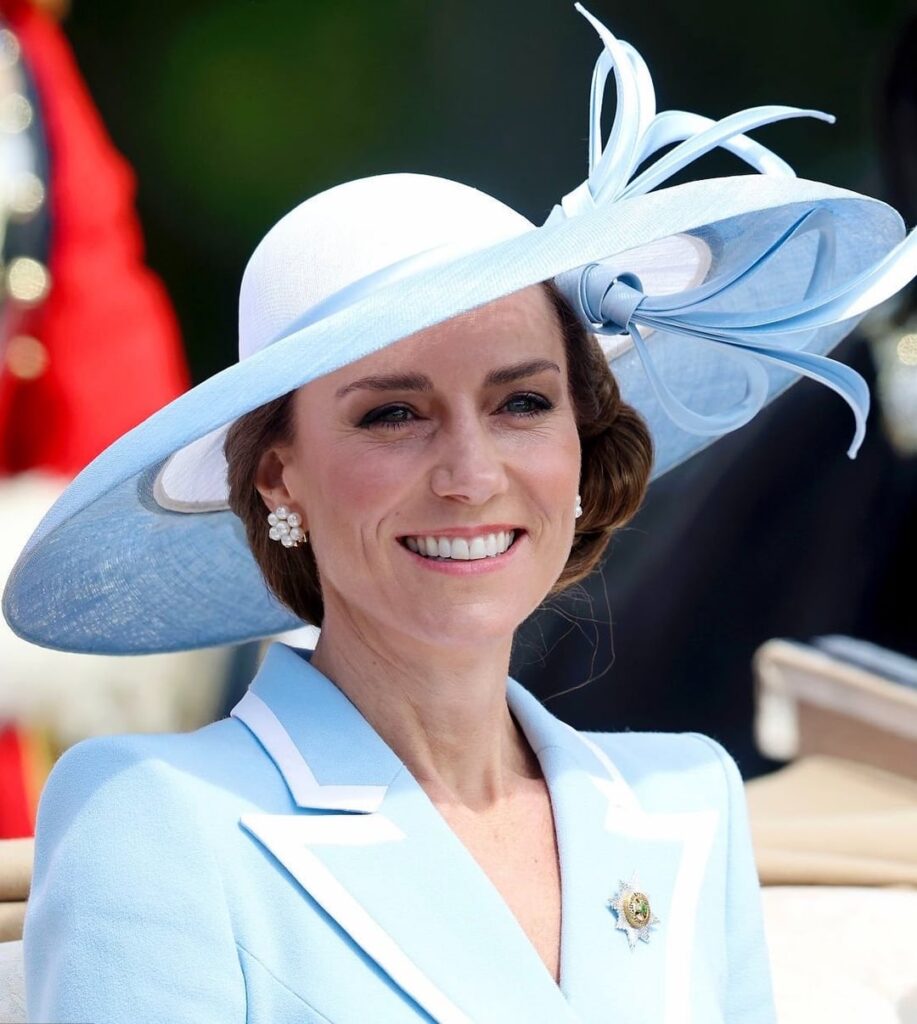 The Princess of Wales arrives at Trooping the Color 2026