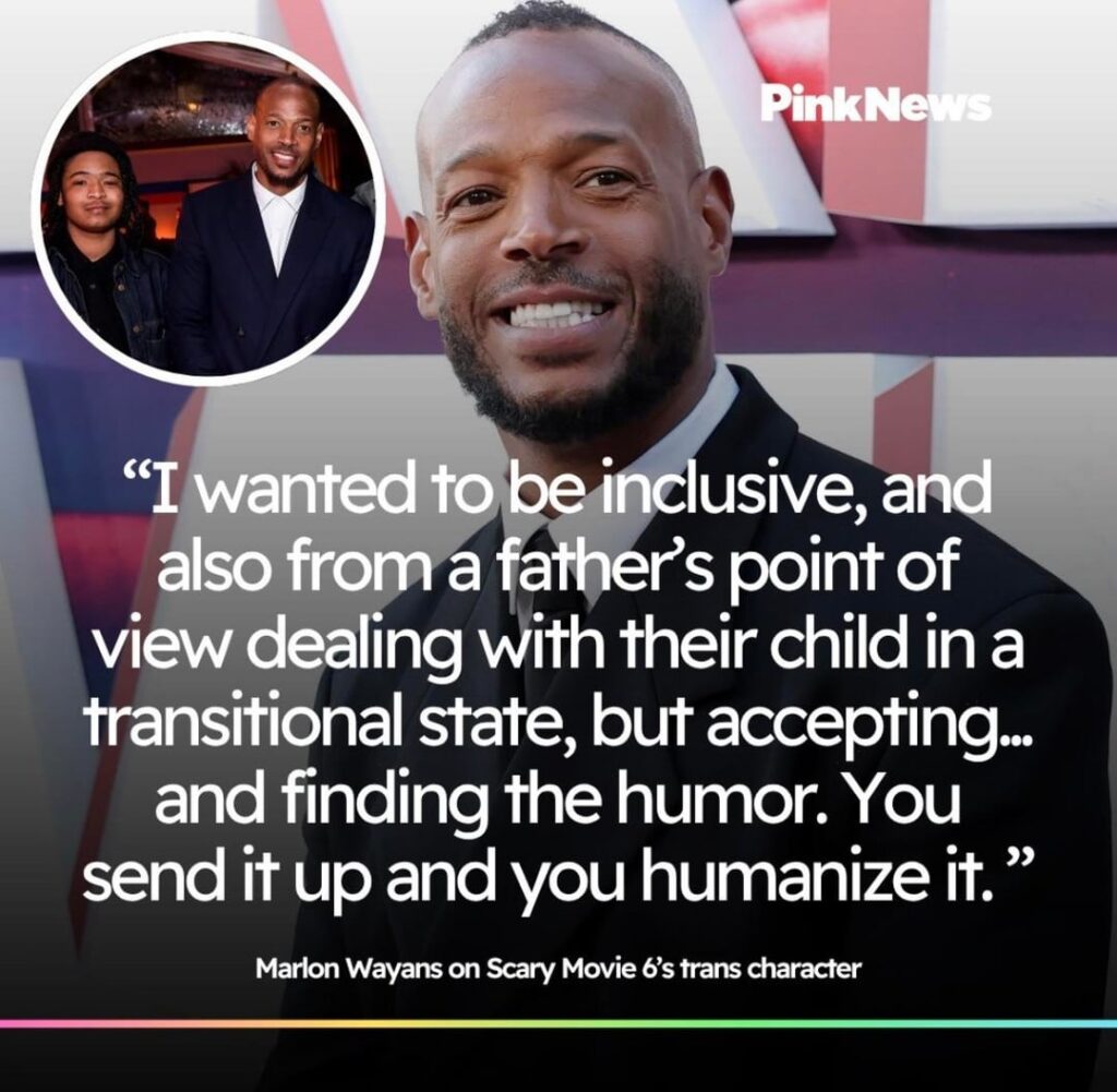 Marlon Wayans on Scary Movie 6's trans character
