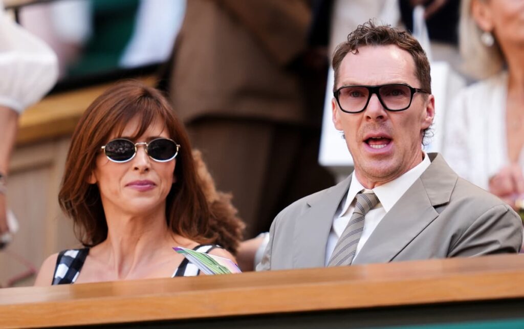 Who's in the Royal Box at Wimbledon? Benedict Cumberbatch and his wife among stars at Centre Court on Day 9 – London Evening Standard Who's in the Royal Box at Wimbledon? Benedict Cumberbatch and his wife among stars at Centre Court on Day 9 - London Evening Standard