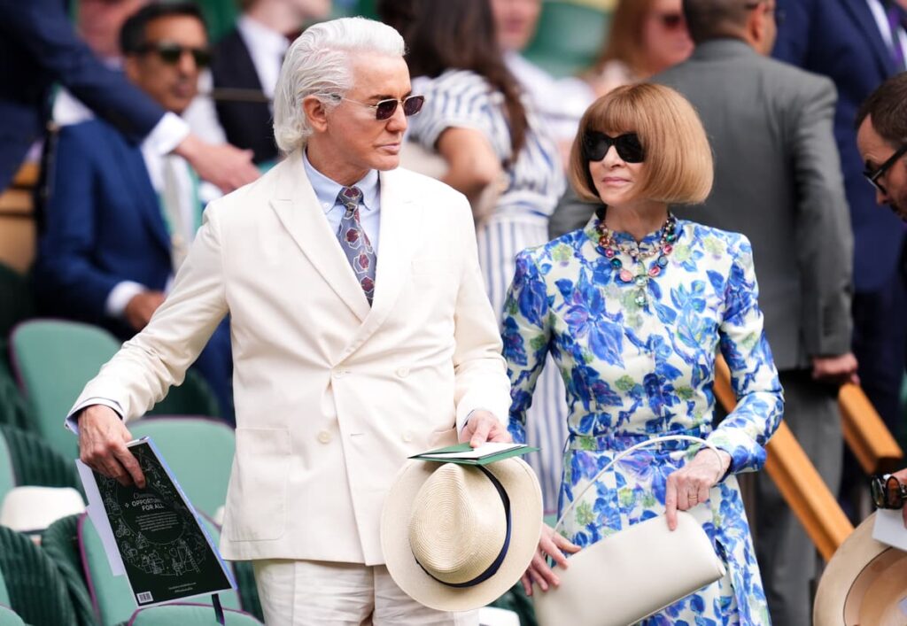 Who's in the Royal Box at Wimbledon? Anna Wintour, Baz Luhrmann and George MacKay among stars on Day 12