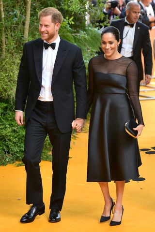 Meghan, Duchess of Sussex and Prince Harry, Duke of Sussex attend “The Lion King” European Premiere on July 14, 2019 in London, England.Credit: Samir Hussein/WireImage