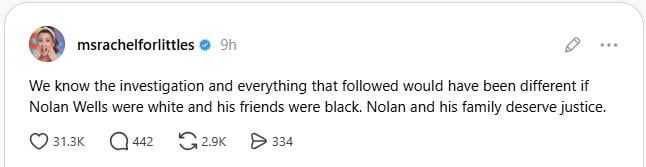 Ms Rachel weighs in on the Nolan Wells case