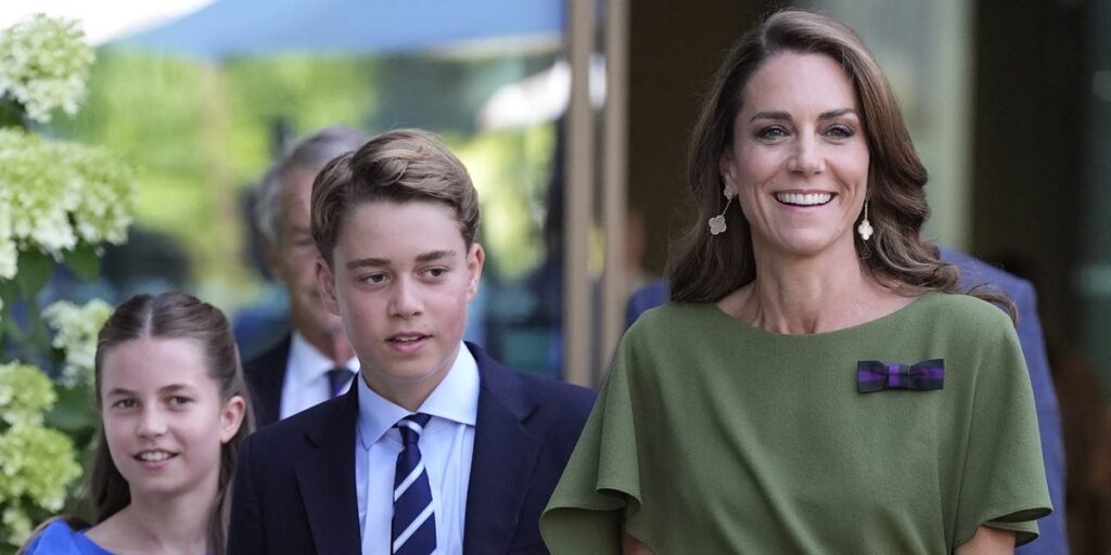 The Princess of Wales returned to Wimbledon with (almost) the whole family
