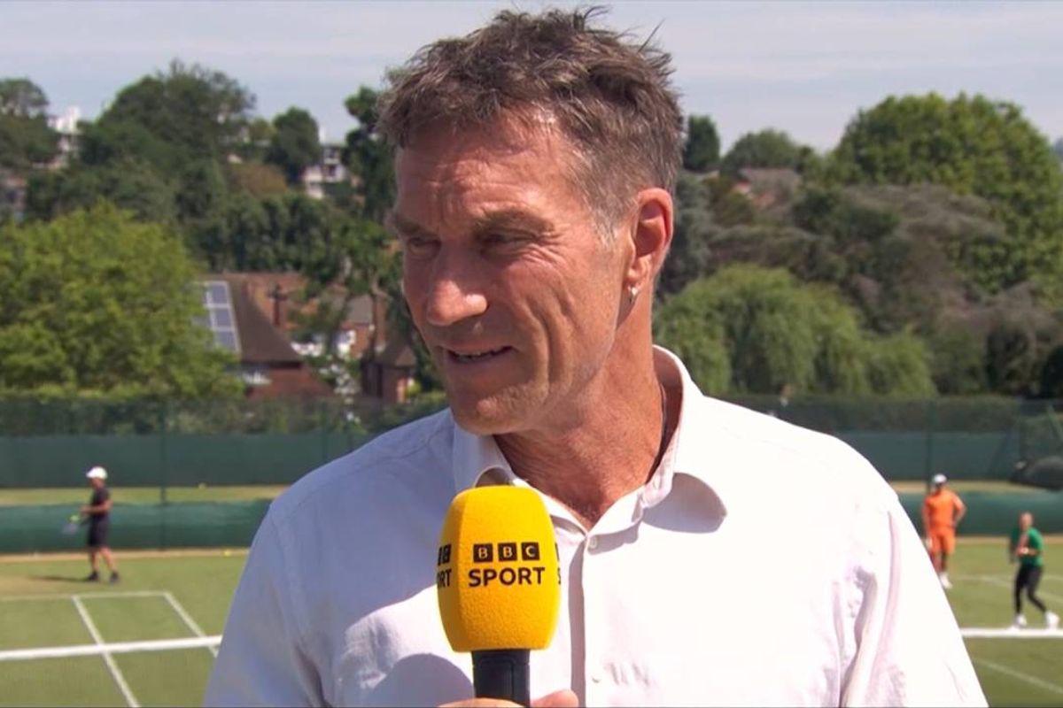 Pat Cash speaking on the BBC