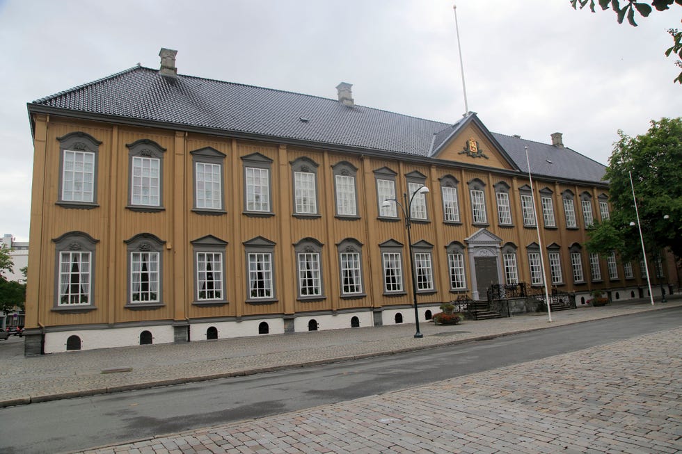 Stiftsgarden palace in city of Trondheim, Norway