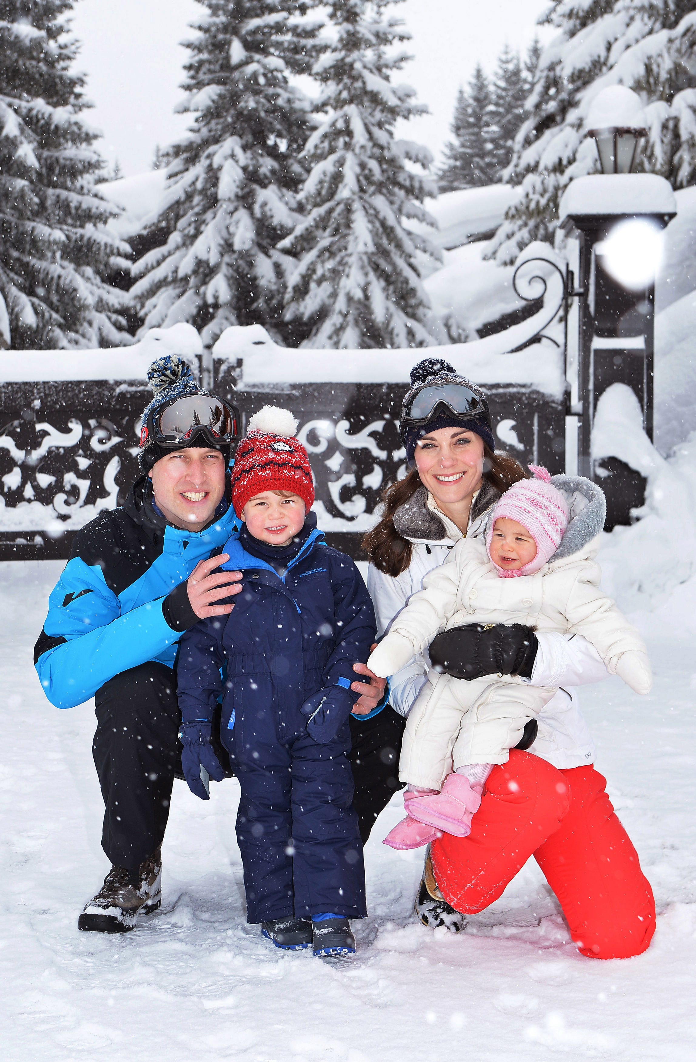 The Duke and Duchess of Cambridge Enjoy Skiing Holiday