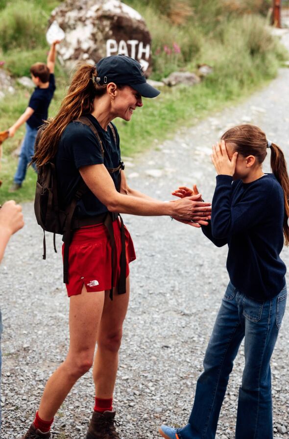 Kate Middleton takes Princess Charlotte by the hand