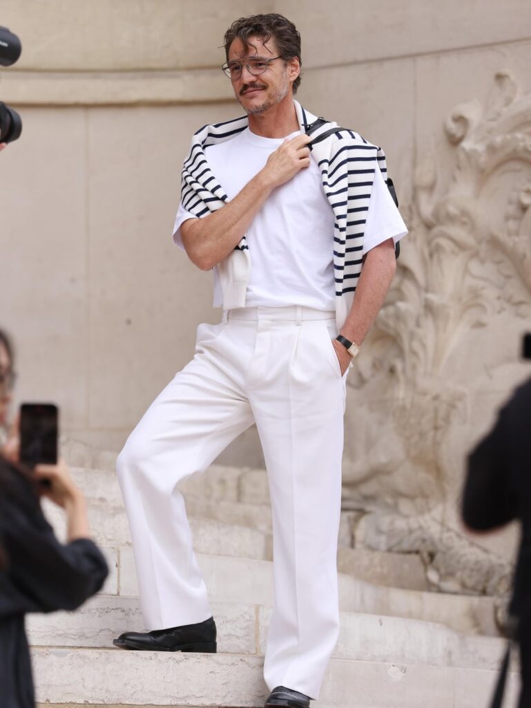 Pedro Pascal and his sister Lux Pascal at the Chanel show in Paris