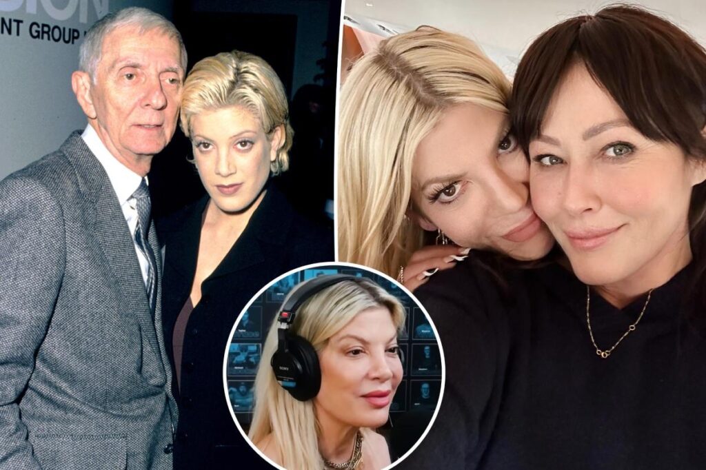 Tori Spelling cried more over Shannen Doherty’s death than dad Aaron’s passing Tori Spelling cried more over Shannen Doherty's death than dad Aaron's passing