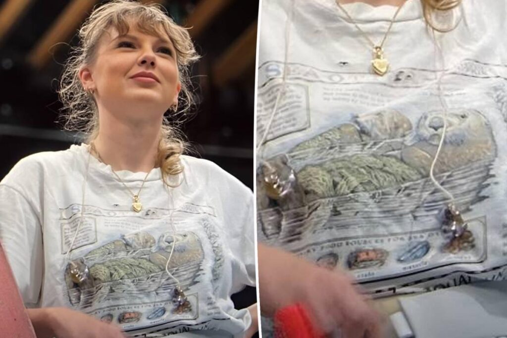 Taylor Swift’s Monterey Bay Aquarium otter shirt is finally back in stock Taylor Swift’s Monterey Bay Aquarium otter shirt is finally back in stock