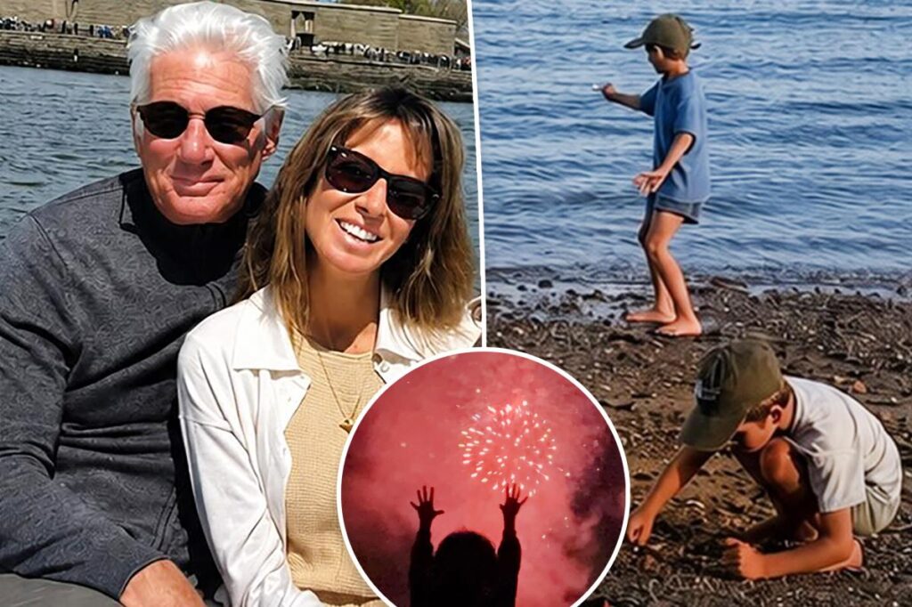 Richard Gere returns to US for Fourth of July after moving family to Spain Richard Gere returns to US for Fourth of July after moving family to Spain