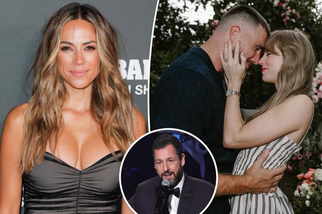 Jana Kramer defends Adam Sandler officiating Taylor Swift and Travis Kelce’s wedding Jana Kramer defends Adam Sandler officiating Taylor Swift and Travis Kelce's wedding