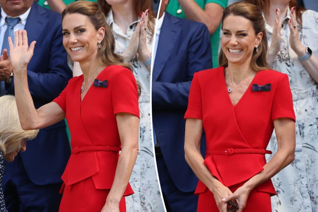 Kate Middleton turns heads in red for Wimbledon 2026 appearance Kate Middleton turns heads in red for Wimbledon 2026 appearance