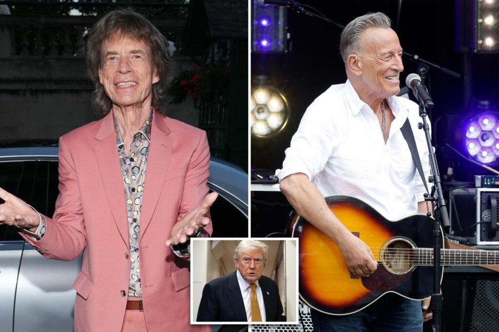 Mick Jagger says fans don’t want political lectures after Bruce Springsteen’s anti-Trump speeches Mick Jagger says fans don’t want political lectures after Bruce Springsteen’s anti-Trump speeches