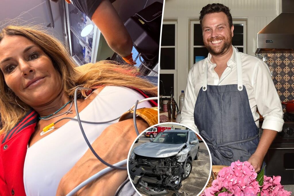 Kelly Bensimon ‘lucky to be alive’ after car crash in Uber Kelly Bensimon 'lucky to be alive' after car crash in Uber