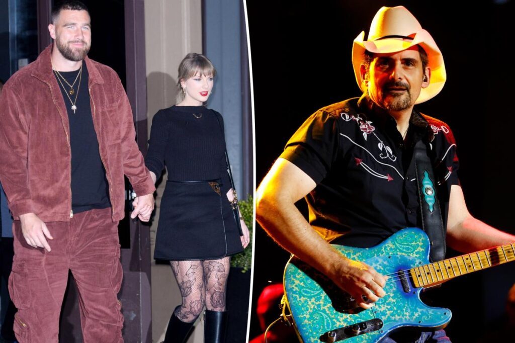 Brad Paisley vehemently defends Taylor Swift and Travis Kelce’s MSG wedding Brad Paisley vehemently defends Taylor Swift and Travis Kelce's MSG wedding