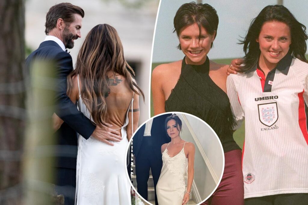 Mel C wedding: Sporty Spice gets married in borrowed Victoria Beckham dress Mel C wedding: Sporty Spice gets married in borrowed Victoria Beckham dress