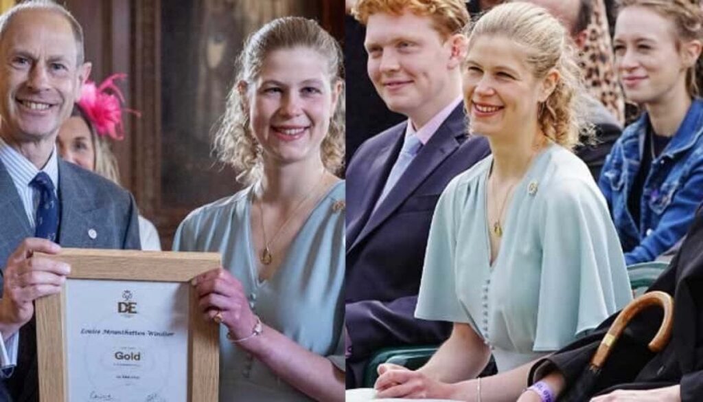 Lady Louise Mountbatten-Windsor lauded for following in the footsteps of father and grandfather Lady Louise Mountbatten-Windsor lauded for following in the footsteps of father and grandfather