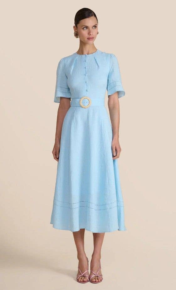 Harriet wore this sell-out dress by Beulah London