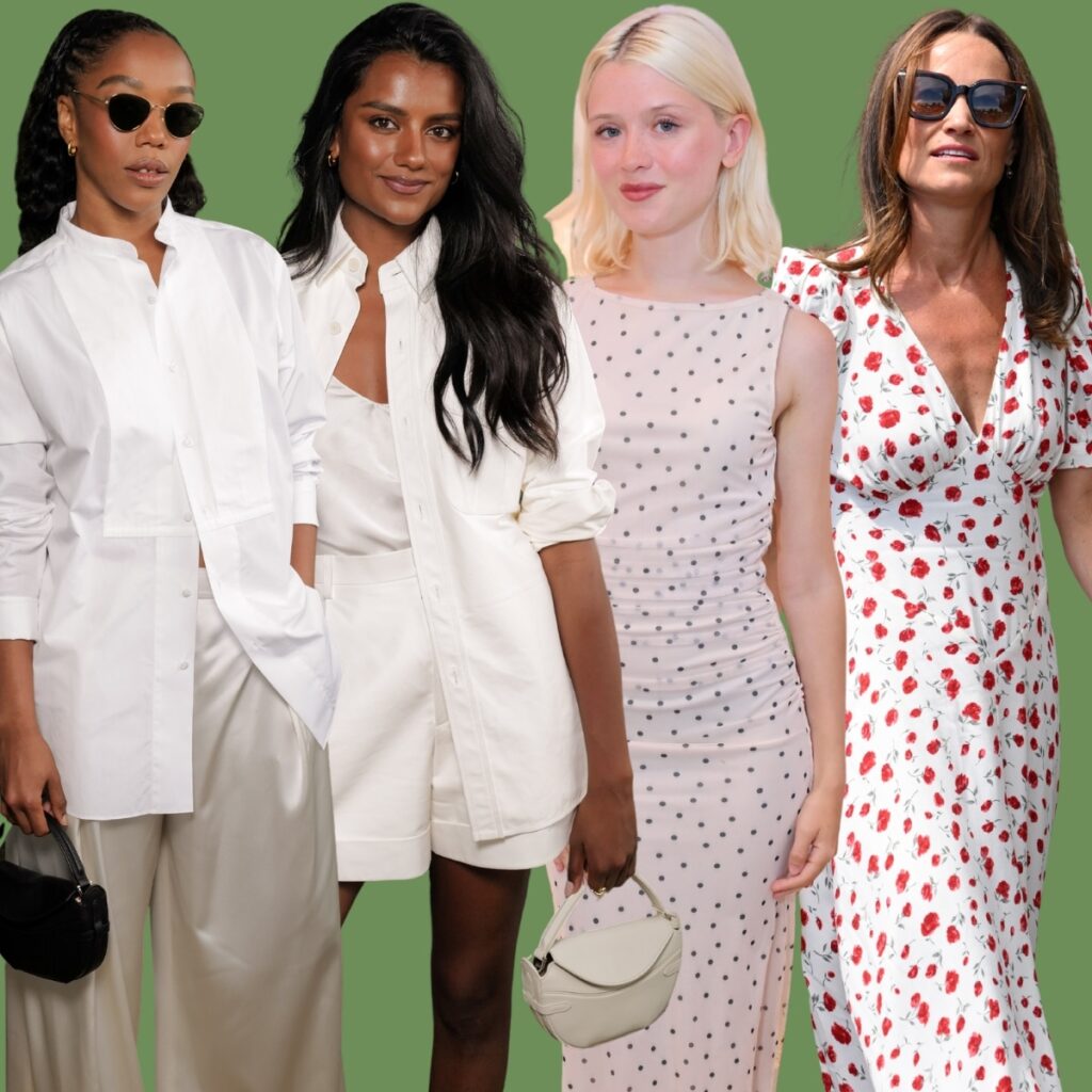 Wimbledon Celebrity Style Is Giving Polished, Preppy & Demure Summer Wimbledon Celebrity Style Is Giving Polished, Preppy & Demure Summer