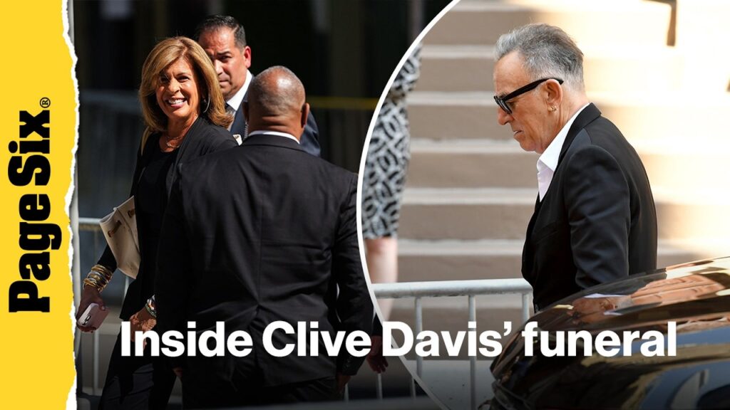 Inside Clive Davis’ funeral: Hoda Kotb, Bruce Springsteen, Barry Manilow and more pay their respects Inside Clive Davis' funeral: Hoda Kotb, Bruce Springsteen, Barry Manilow and more pay their respects