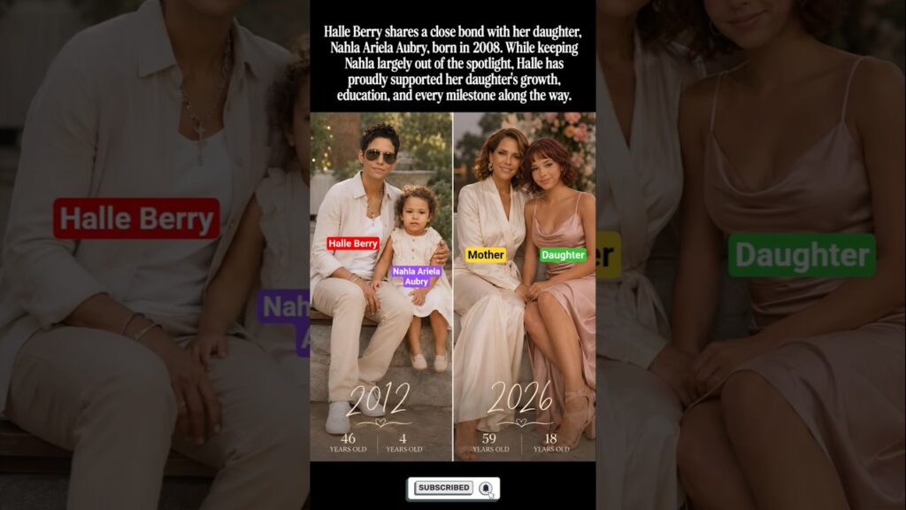 Halle Berry and Nahla Ariela Aubry share a loving mother-daughter bond #halleberry