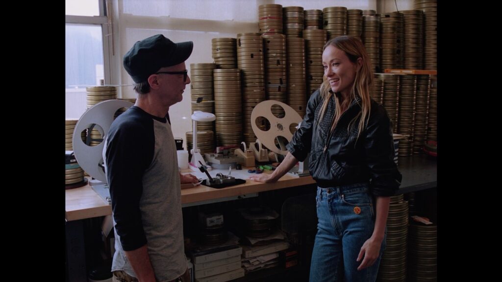 Olivia Wilde gets a tour of the Kodak Film Lab in NYC Olivia Wilde gets a tour of the Kodak Film Lab in NYC