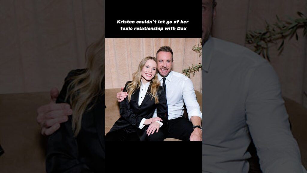 Kristen couldn't let go of her toxic relationship with Dax #kristenbell #daxshepard